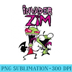 nickelodeon invader zim and gir t - png graphics download
