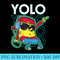 Spongebob SquarePants Yolo Cool Guy T - Shirt Graphic Resources - Add a Festive Touch to Every Day