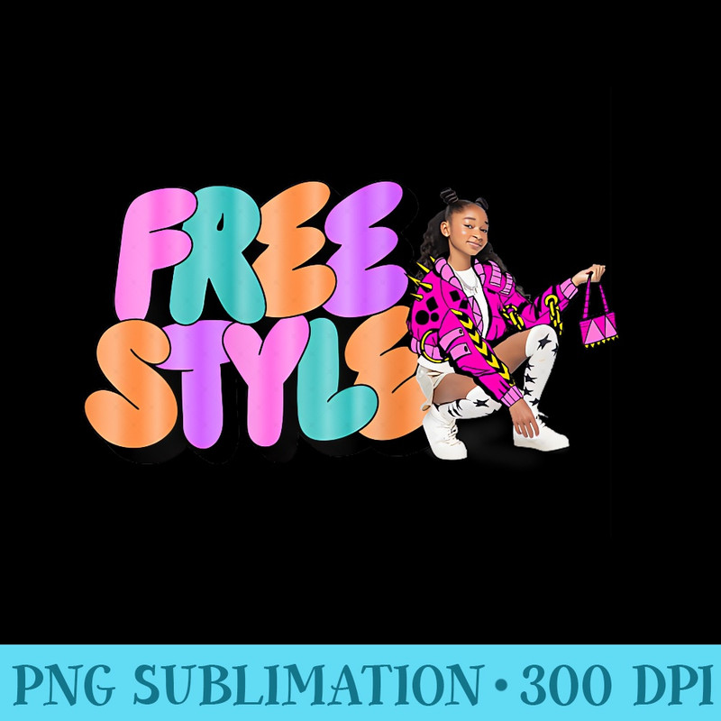 That Girl Lay Lay Free Style - Shirt Template Transparent - Unlock Vibrant Sublimation Designs