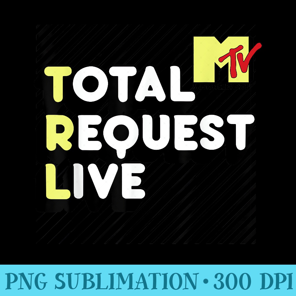 MTV Total Request Live Bubble Letters Graphic T - PNG Picture Download - Easy-To-Print And User-Friendly Designs