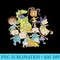 Nickelodeon Rugrats Reptar and Friends Good Times - High Resolution PNG Designs - Stunning Sublimation Graphics