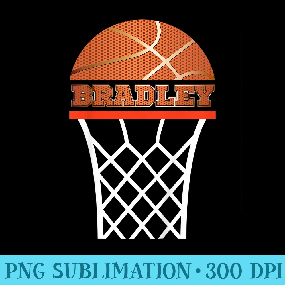 Basketball Apparels Custom Name Bradley Youth - PNG Download Gallery - Add a Festive Touch to Every Day