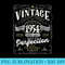 70th Birthday Top for Men, Vintage 1954 Aged to Perfection - Sublimation designs PNG - Perfect for Sublimation Mastery