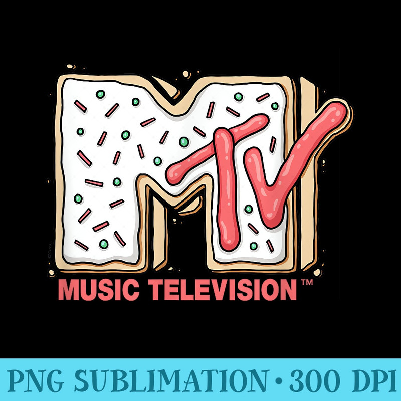 MTV Sugar Cookie MTV Logo - Shirt Illustration PNG - Unleash Your Creativity