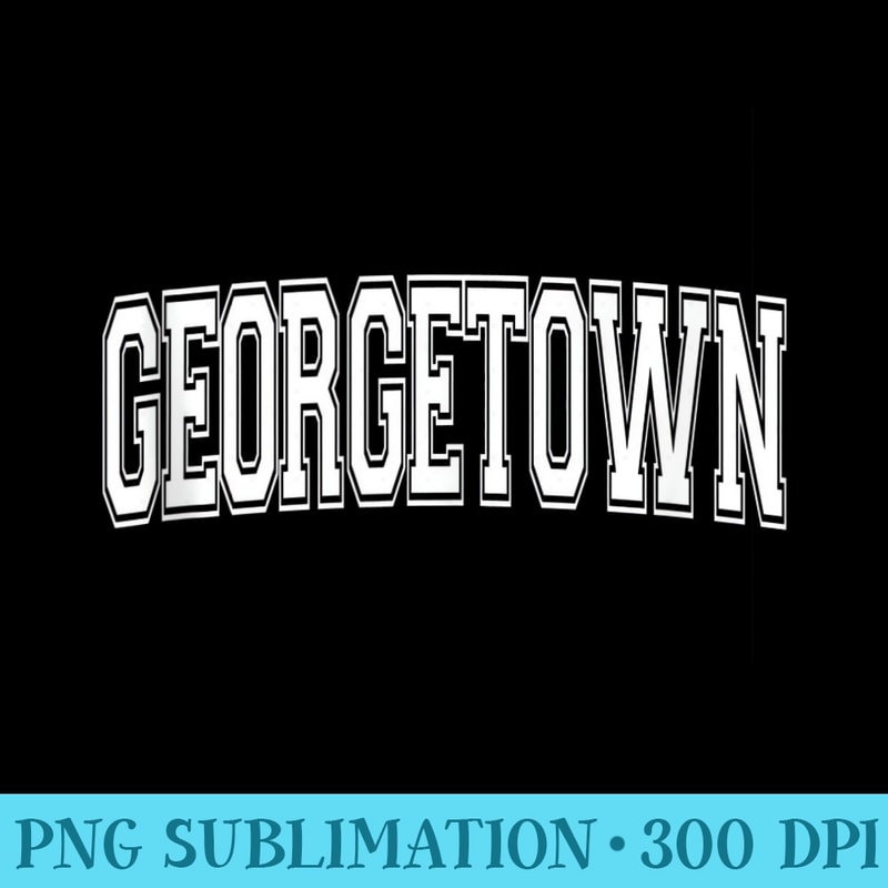 GEORGETOWN TX TEXAS USA Vintage Sports Varsity Style - Mug Sublimation PNG - Easy-To-Print And User-Friendly Designs