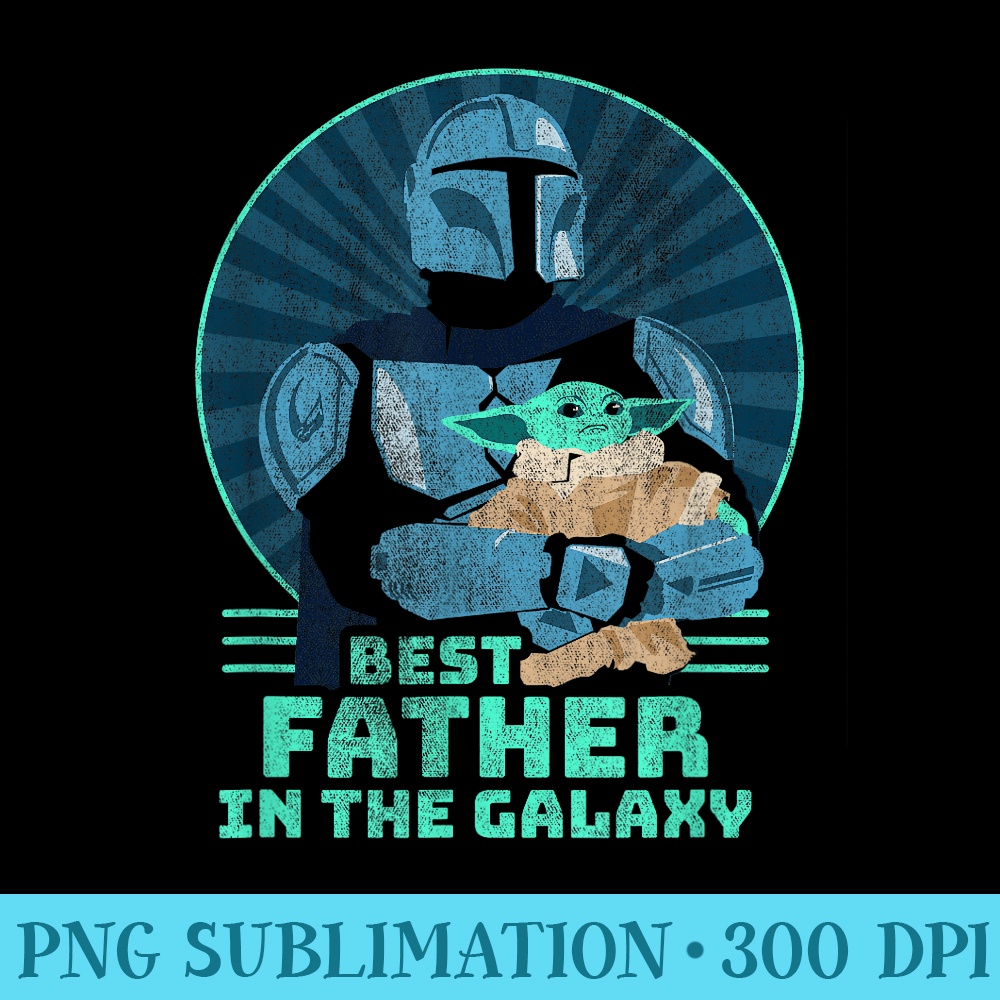 Star Wars The Mandalorian Grogu Best Fathers Day - Transparent PNG Download - Bold & Eye-catching