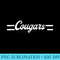 Retro Cougars Mascot, Unisex School Spirit, Cougar Sports - PNG Graphics Download - Unlock Vibrant Sublimation Designs