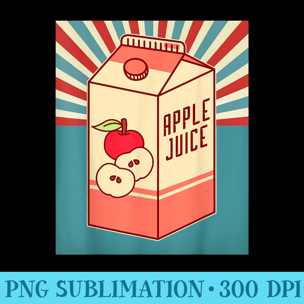 Vintage Japanese Apple Juice - Shirt Clipart Free PNG - Spice Up Your Sublimation Projects