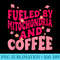 Fueled By Mitochondria And Coffee,Funny Biology Humor - Shirt Drawing PNG - Perfect for Creative Projects