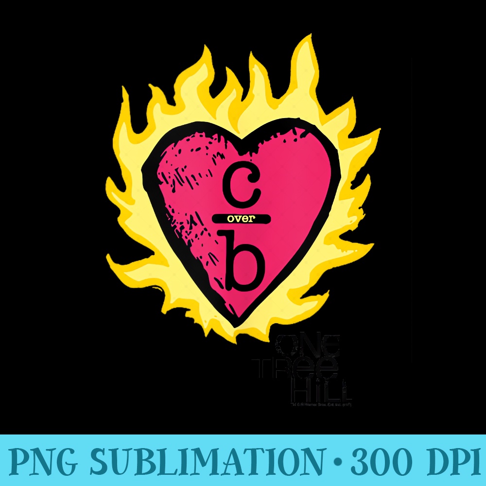One Tree Hill Clothes Over Bros Heart - Sublimation PNG download - High Resolution And Print-Ready Designs