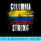 Colombia Strong Distressed Flag Colombian Pride - Transparent Shirt Clip Art - Instant Access To Downloadable Files