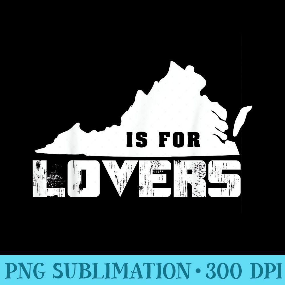 Virginia Lovers State Heart  Vintage Throwback - Shirt Artwork PNG - Unleash Your Creativity