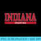 Womens Indiana State Grandma Sports - Shirt Clipart Free PNG - Trendsetting And Modern Collections