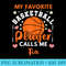 My Favorite Basketball Player Calls Me Tia Ball Tia - Shirt Vector Art - Eco Friendly And Sustainable Digital Products