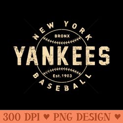 vintage new york yankees 4 by buck - download high resolution png