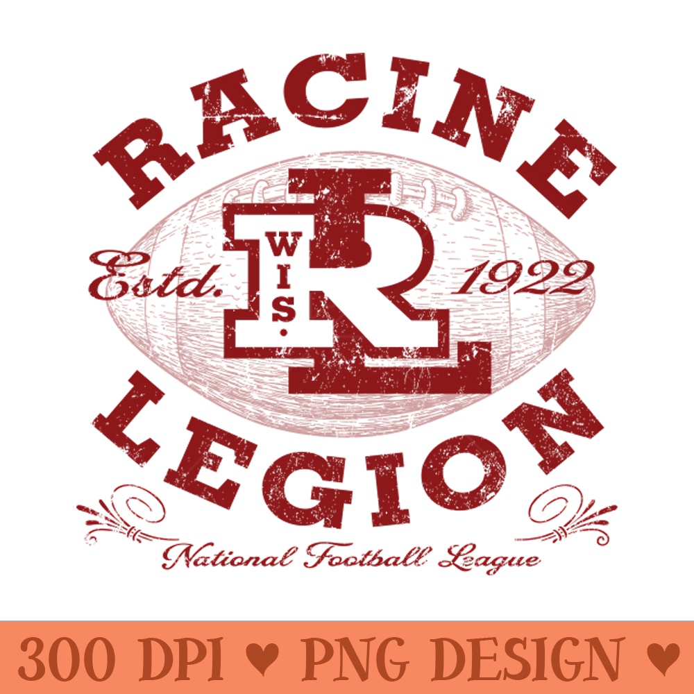 Racine Legion Football - PNG Clipart Download - Bold & Eye-catching