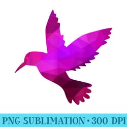abstract fractal flying hummingbird - png design files
