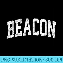 beacon new york ny vintage athletic sports design - transparent png download