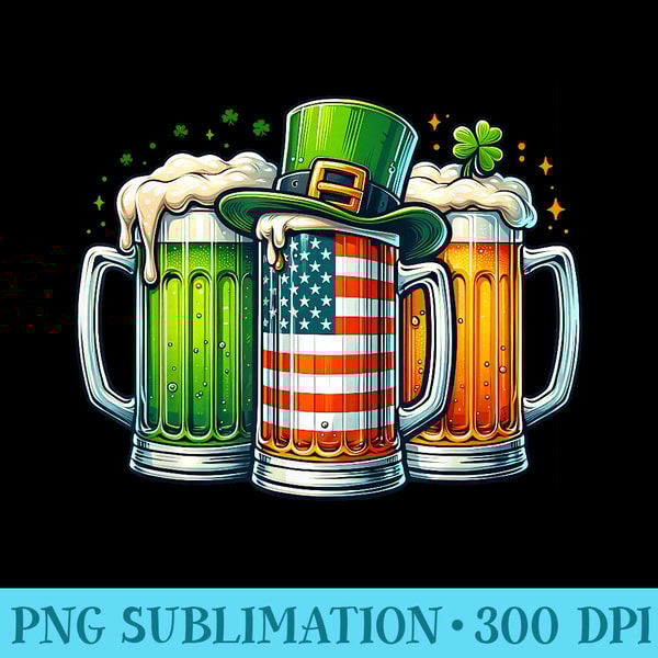 Irish Beer Ireland St Patricks Day Drinking Party - Sublimation templates PNG - Unlock Vibrant Sublimation Designs