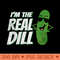 Im The Real Dill Funny Pickle Lover - Transparent PNG Clipart - Unlock Vibrant Sublimation Designs