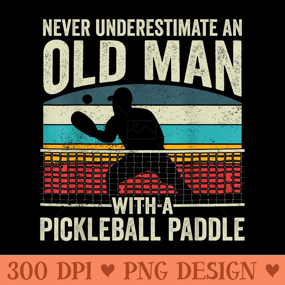 PICKLEBALL For Paddle Pickle Ball Player - High Quality PNG files - Create with Confidence
