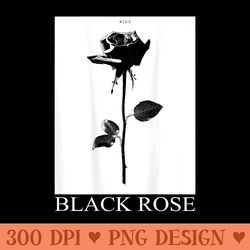 minimalist black rose flower tulip plant rose - high resolution png image download