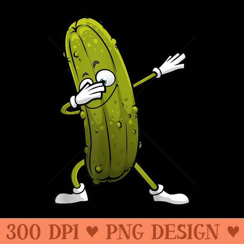Funny Pickle For Dill Pickle Dabbing Cucumber Keto - Ready To Print PNG Designs - Revolutionize Your Designs