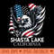 Shasta Lake California 4th Of July USA American Flag - Clipart PNG - Unique And Exclusive Designs