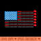 Patriotic Golf USA Flag Golf Clubs Golf Balls - Design PNG template - Transform Your Sublimation Creations