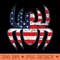 Spider American Flag Cool 4th of July Vintage Graphic Premium - High Quality PNG Files - Perfect for Creative Projects