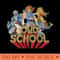 ThunderCats Old School Group Shot Premium - Vector PNG Clipart - Versatile And Customizable Designs