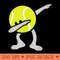 Funny Dabbing Tennis Ball - Trendy PNG Designs - Perfect for Personalization