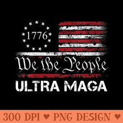 womens ultra maga we the people proud republican usa flag - png clipart