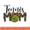Tennis Mom Leopard Messy Bun Tennis Mothers Day - Clipart PNG - Unlock Vibrant Sublimation Designs