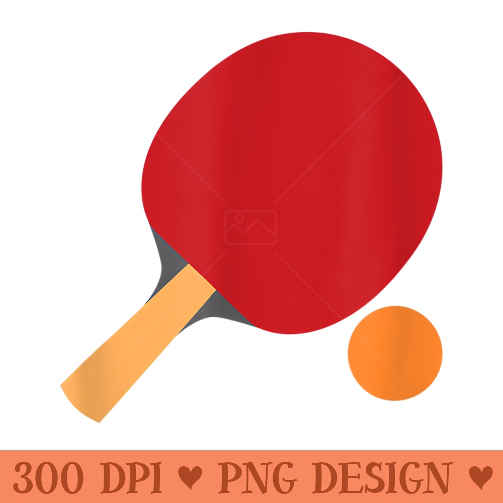 Ping Pong Paddles Funny Table Tennis Sports - Vector PNG download - High Resolution And Print Ready Designs