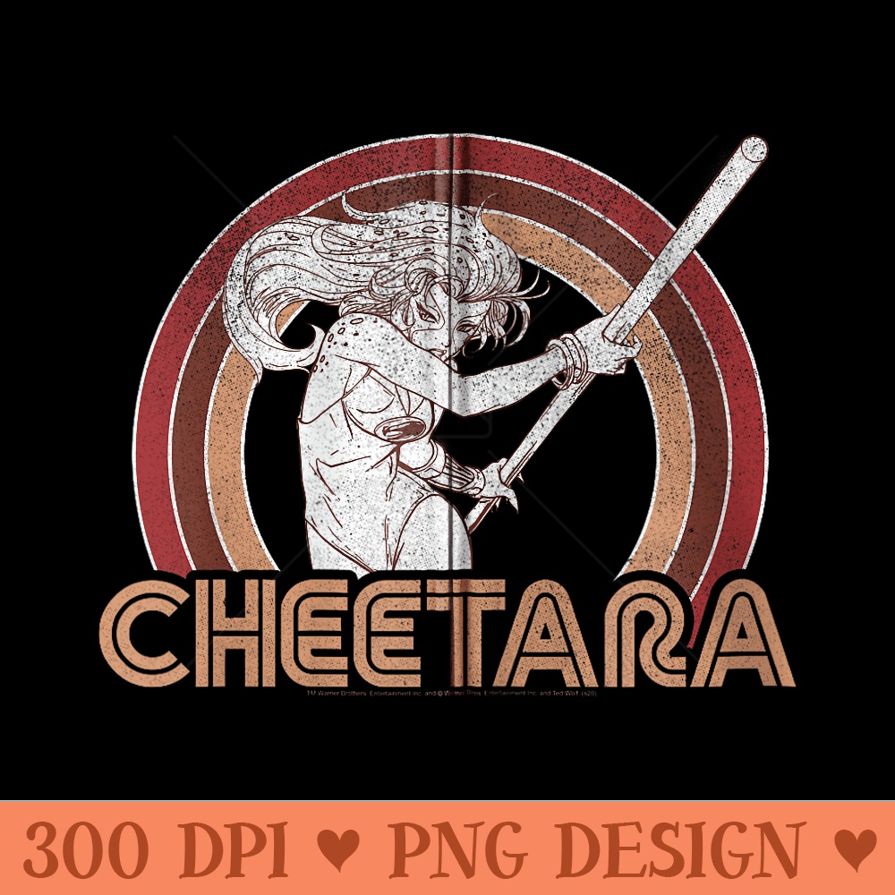 ThunderCats Cheetara Retro Rainbow - Free PNG download - Limited Edition And Exclusive Designs