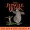 Disney The Jungle Book Mowgli Baloo Dancing Cover - High Quality PNG Files - Bring Your Designs to Life