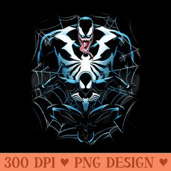 marvel spiderman 2 playstation game symbiote suit venom - unique sublimation png download