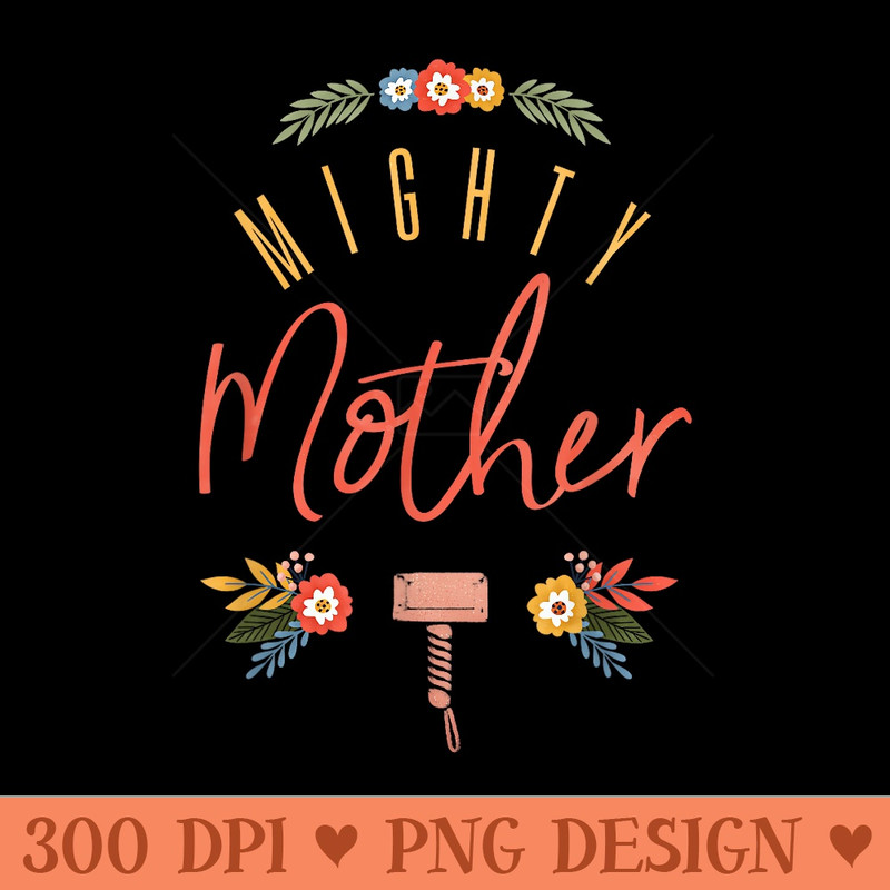 Marvel Thor Mighty Mother - Ready To Print PNG Designs - Bring Your Designs to Life