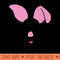 Disney Winnie The Pooh Piglet Large Face Premium - Exclusive PNG designs - Premium Quality PNG Artwork