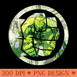 marvel incredible hulk fist - digital png downloads