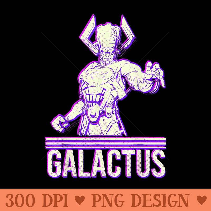 Marvel Galactus 3D Purple Portrait - Vector PNG Clipart - Easy To Print And User Friendly Designs