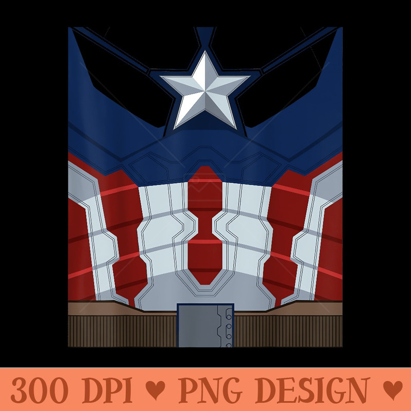 Marvel Captain America - PNG Design Files - Perfect for Creative Projects