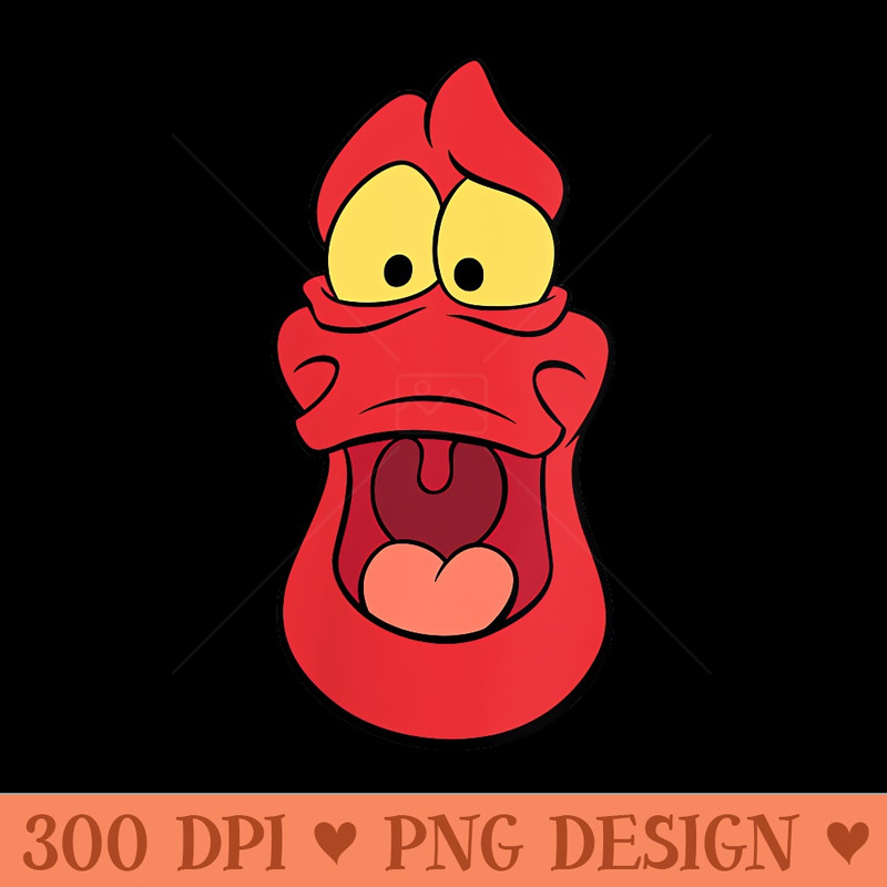 Womens Disney The Little Mermaid Sebastian - Vector PNG Clipart - Spice Up Your Sublimation Projects