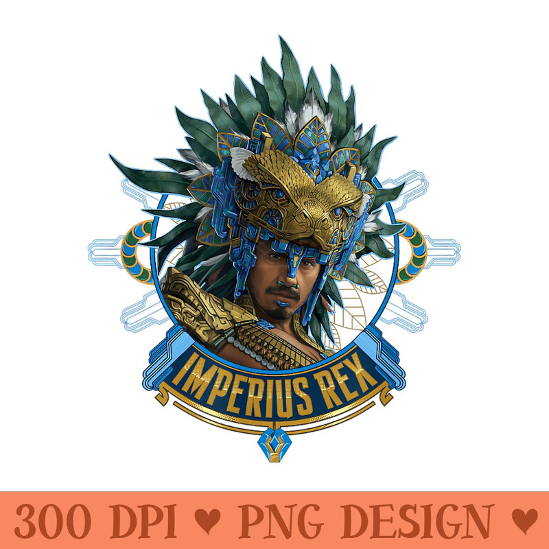 Marvel Black Panther Wakanda Forever Imperius Rex - PNG Clipart for Graphic Design - Unlock Vibrant Sublimation Designs