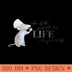 disney 100 and pixars ratatouille remy unpredictable life - exclusive png designs