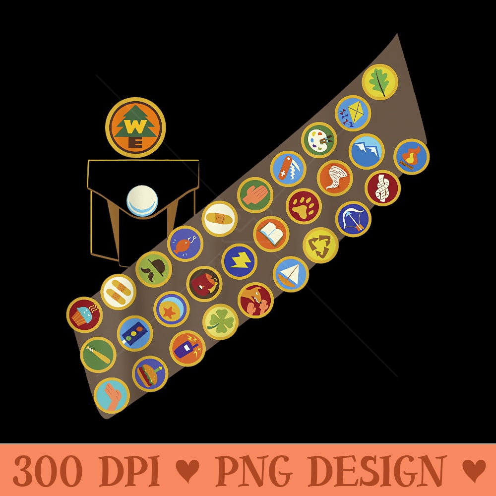 Disney Pixar Up Russell Patches Halloween - Free PNG download - Easy To Print And User Friendly Designs