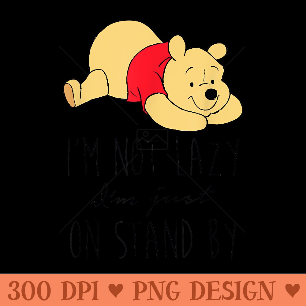 Disney Lazy Winnie the Pooh - Transparent PNG download - Eco Friendly And Sustainable
