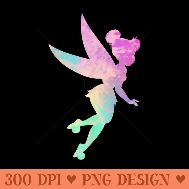 Disney Peter Pan Tinker Bell Tie Dye 90s - Mug Sublimation PNG - Premium Quality PNG Artwork