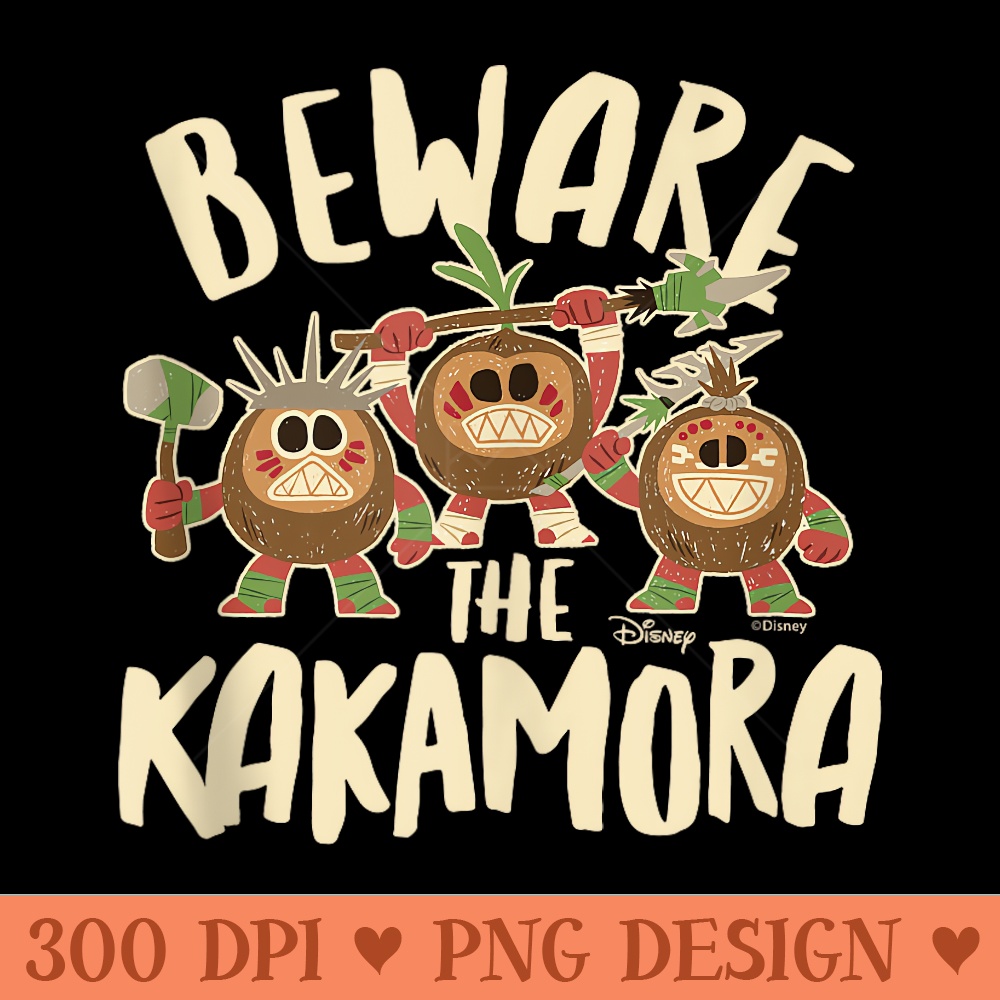 Moana Beware The Kakamora - PNG design assets - Premium Quality PNG Artwork